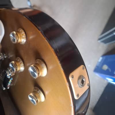 Gibson Les Paul Studio '70s Tribute with Mini-Humbuckers 2012 - 2015 - Gold Top/Dark Back image 10