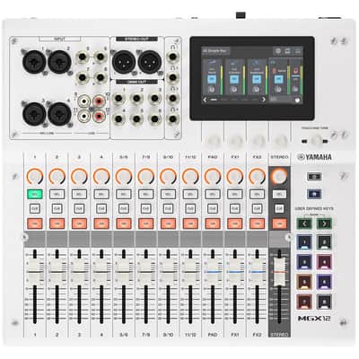 Yamaha MGX12 18-Channel Digital Mixing Console with Audio Interface White image 1