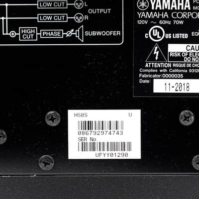 Yamaha HS8S 8" Powered Studio Subwoofer – 150W – XLR & TRS image 5