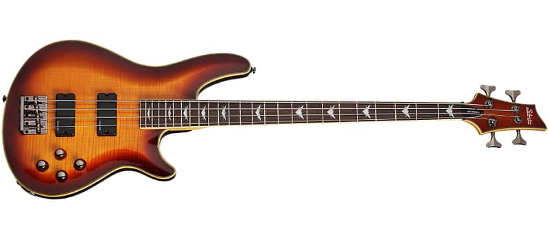 Schecter Omen Extreme-4 Active 4-String Bass Vintage Sunburst | Reverb