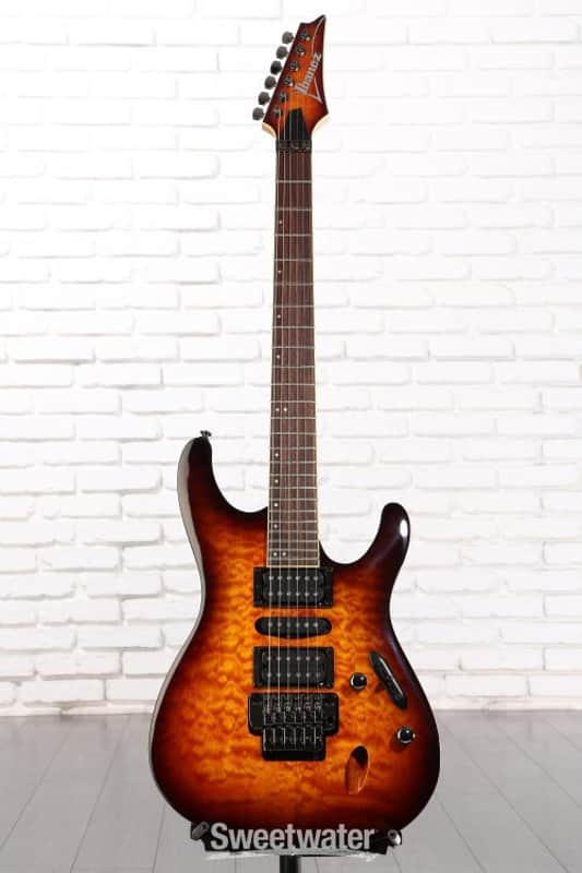 Ibanez S670QM Electric Guitar - Dragon Eye Burst (S670QMDEBd1) image 1