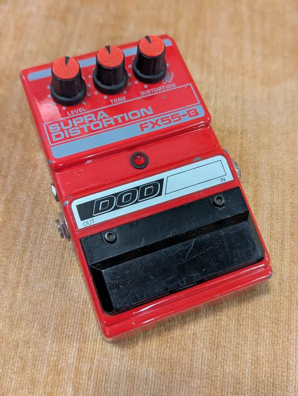 DOD Supra Distortion FX55-B 1986 - 1998 - Red image 1