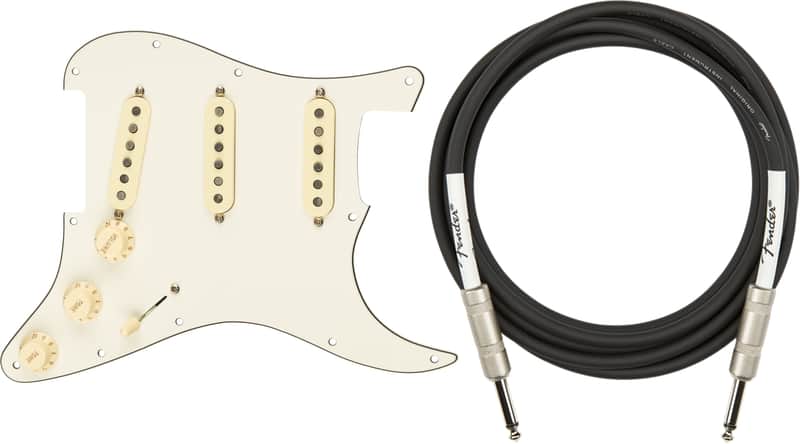 Fender Custom Shop '69 SSS Pre-Wired Stratocaster Pickguard w/ Instrument Cable image 1
