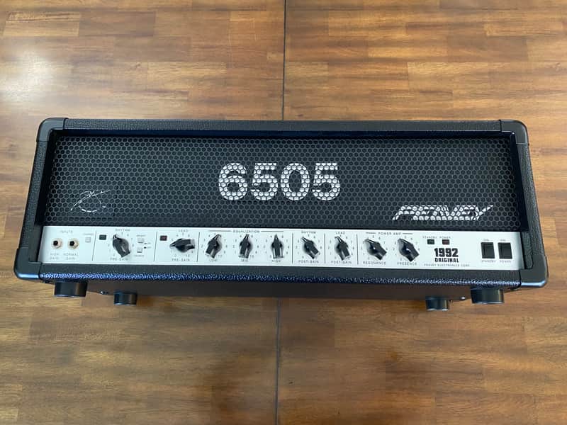 Peavey 6505 1992 Original 120W Tube Guitar Amp Head Black Excellent Condition image 1