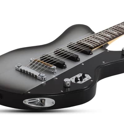 Schecter Robert Smith UltraCure VI Silver Burst Pearl image 2