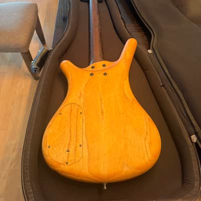 Warwick MasterBuilt Corvette $$ 4-String Bass Flamed Maple image 8
