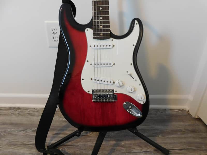 Kona Stratocaster Red Sunburst image 1