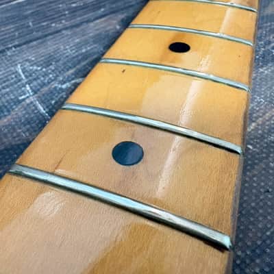 70s FERNANDES Burny Custom FST-70 Stratocaster Type Neck Made in Japan as is image 12