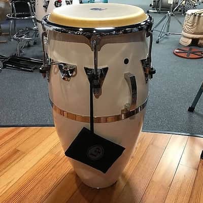 LP Latin Percussion LP522X-1WH Patato Signature Fiberglass 11" Quinto in White & Chrome *IN STOCK* image 2