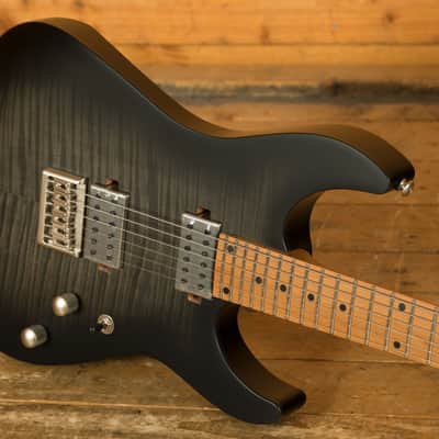 Schecter C-1 Standard Plus - Roasted Maple - Transparent Black Burst image 5