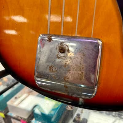 Teisco Shark Fin Bass Made In Japan, Burst Vintage '60s- Pre Owned image 4