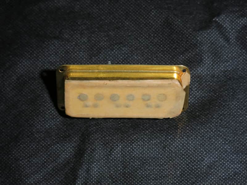 DeArmond Rowe Dynasonic Pickup, gold - 1950s * NEW OLD STOCK * image 1