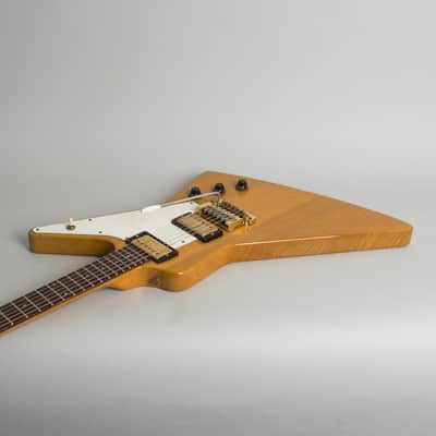 Gibson Explorer Custom Shop Korina Edition Solid Body Electric Guitar (1983), ser. #80483500, original black hard shell case. image 7