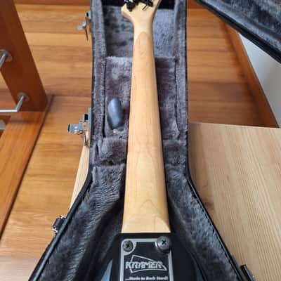 2008 Kramer Vanguard Flying V FR-440S Black w/OHSC image 22