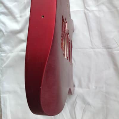 1987 Kramer Pacer Custom II Guitar body - Left Handed - Red image 8
