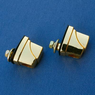 Yamaha Maple Custom Gold Lugs Pack Of 2 Pin On Top Rare image 5