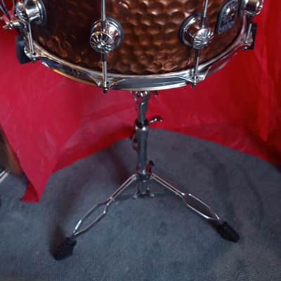 Natal Drums 14x6.5" Hand Hammered Steel Snare Drum - Old Bronze (Excellent Condition) image 7