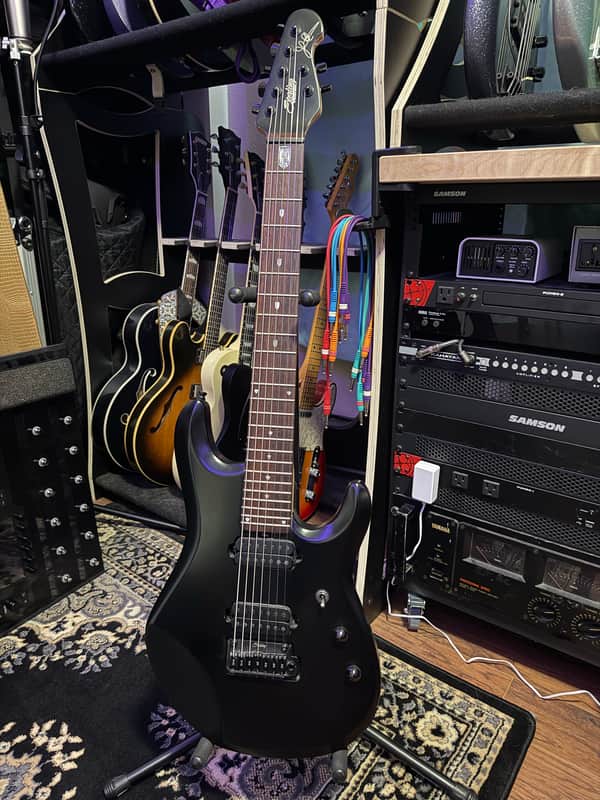 Sterling JP70 John Petrucci Signature 7-String 2010s Stealth Black image 1