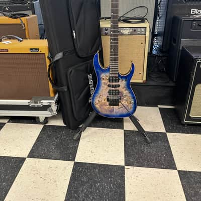 Ibanez RG1070PBZ-CBB Premium 2017 - 2019 - Cerulean Blue Burst image 5