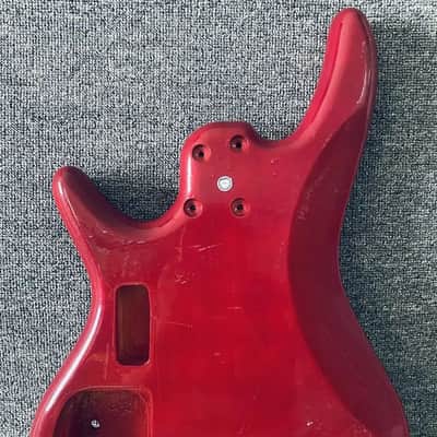 Red 4/5 String Bass Basswood Body DIY Project image 8
