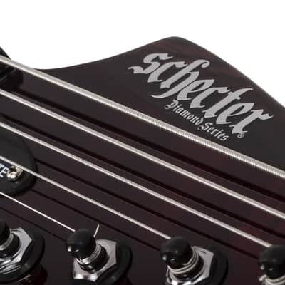 Schecter Reaper-7 Elite Multiscale LH 2185 - Blood Burst (2185) image 17