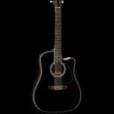 Takamine EF381DX 12-string Dreadnought Acoustic Electric Guitar, Black