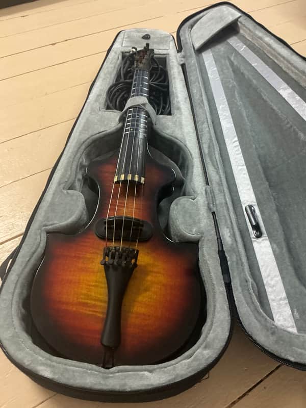 Cantini X-Evon Electric / MIDI Violin 5-String Sunburst (Fretless) image 1