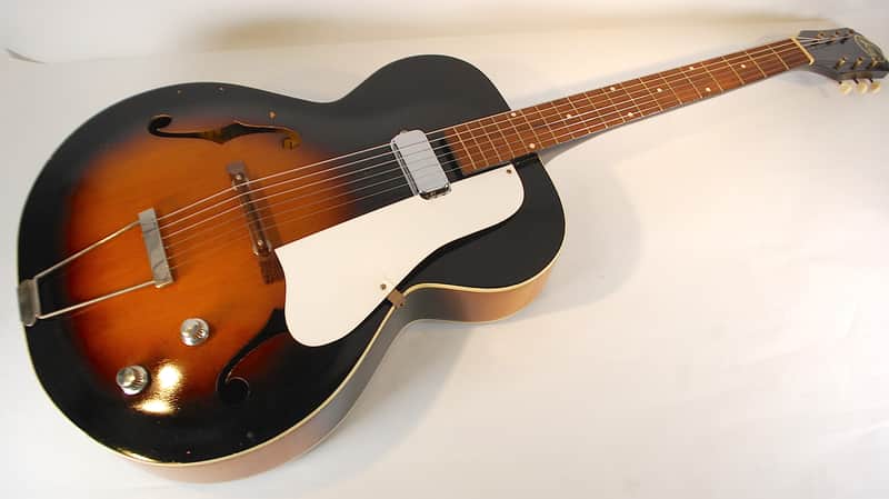 Kay K6533 Value Leader Sunburst Electric Archtop Guitar • 1965