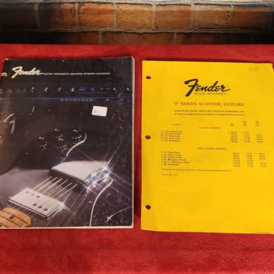 Fender Instruments Catalog 1972 With Price Sheet #1 image 1