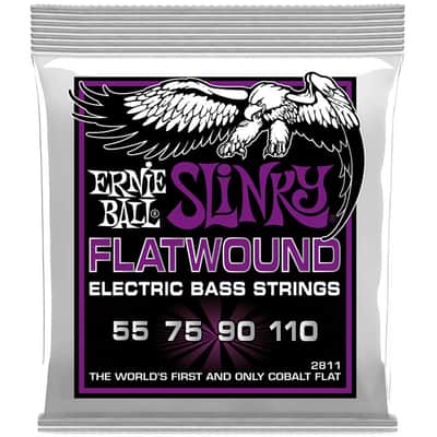 Ernie Ball Power Slinky Flatwound 2811 055-110 image 1