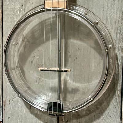 Gold Tone Little Gem Acrylic Concert Banjolele - Diamond, Ships Fast with Gig Bag! image 3