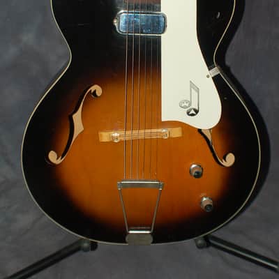 1962 Truetone by Kay N1 Archtop Electric Pancake Case Pickup Neck Reset Pro Setup Original Case image 2
