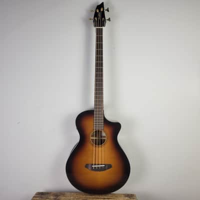 Breedlove Solo Pro Dreadnought Concerto Bass CE - Edgeburst Free Shipping image 5