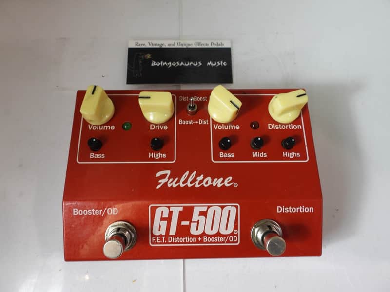 Fulltone GT-500 FET Distortion Booster Overdrive Effects Pedal Free USA Ship image 1