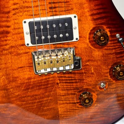 2015 PRS P24 Custom 24 Piezo Electric Guitar -  Black Gold Burst image 5