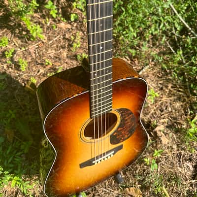 Edmonds Moon Spruce/ Plum pudding mahogany D-18 BUILT FOR SHAWN BROCK image 5