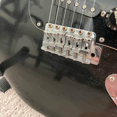 Fender Stratocaster with 3-Bolt Neck, Maple Fretboard 1971 - 1977 - Black image 12