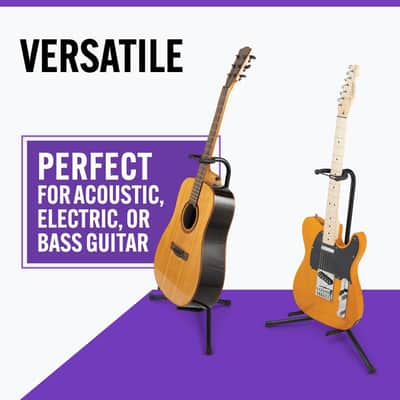 On-Stage XCG4 Black Tripod Guitar Stand, Single image 6