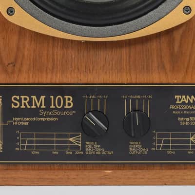 TANNOY SRM-10B 2-Way 10" Inch Monitors Speakers Pair Owned By Jerry Finn #27307 image 6