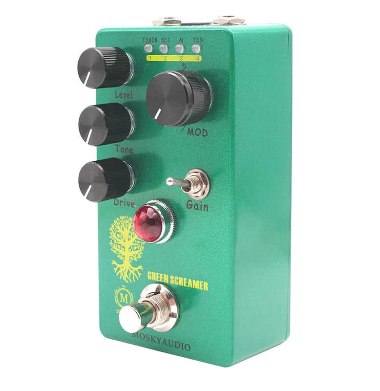 トシmsok Mosky GREEN SCREAMER Booster Overdrive Guitar Effect Pedal T | Reverb