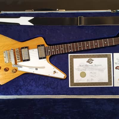 Gibson Allen Collins Korina Explorer, 1 of 38, Murphy Aged, Lynyrd Skynyrd w/OHSC & Case Candy image 3