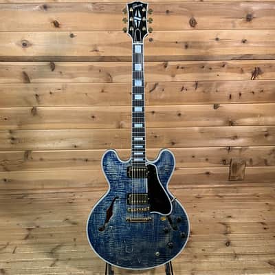 Gibson Custom 1959 ES-355 Electric Guitar - Pale Blue Gloss image 2