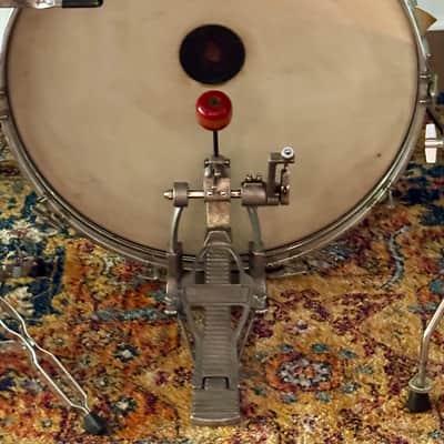 Tama Imperialstar 70's 80's Drum Set 4 Piece Silver Wrap Made in Japan image 7