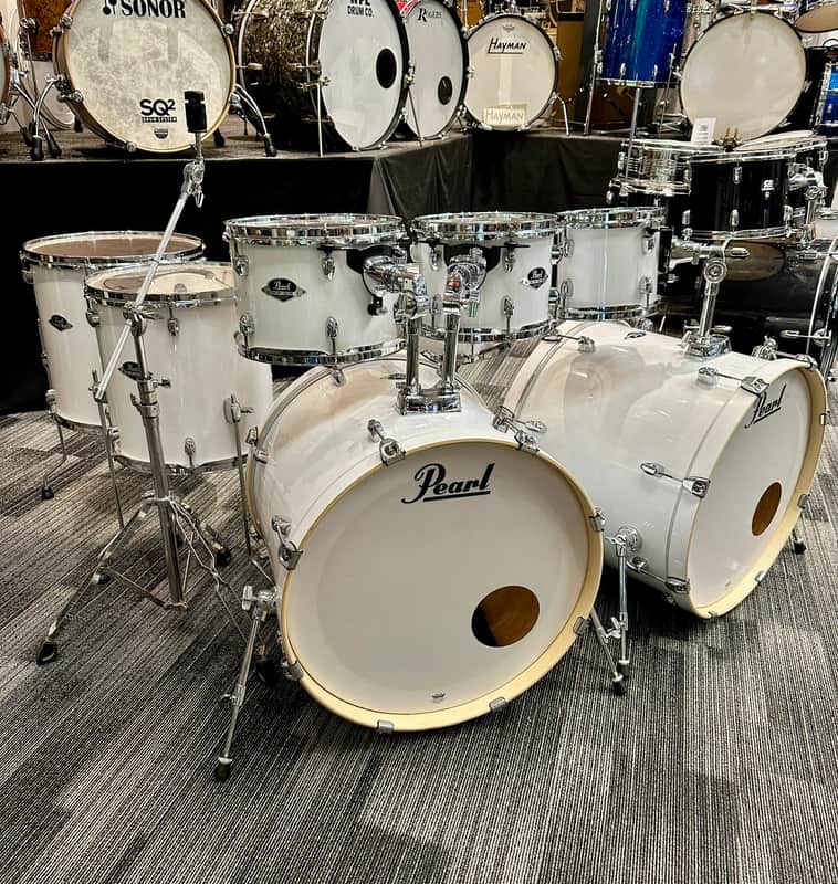 Pearl Pearl Export Massive 8-Piece Double Bass Kit 2023 - White