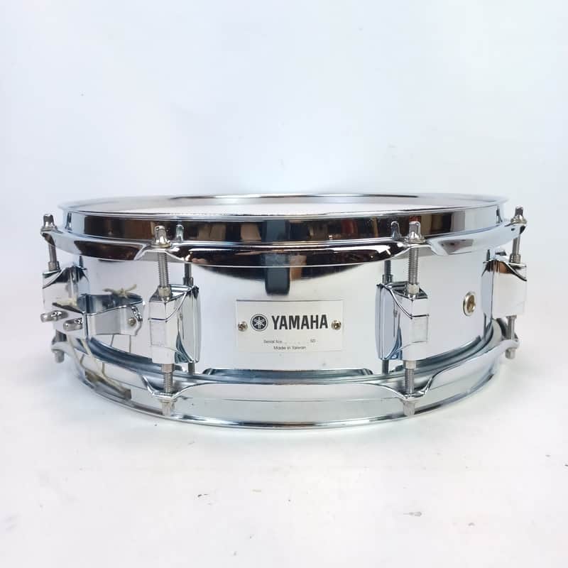 Yamaha 4x13"Piccolo Snare Drum Steel Shell Chrome Triple-Flange Rim 8Lug 011082 image 1