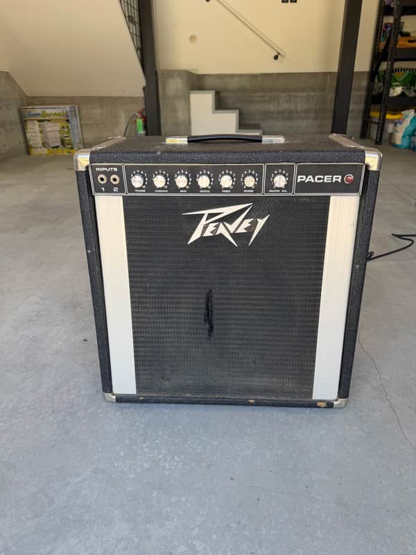 Peavey Pacer 100 SS Series 45-Watt 1x12" Guitar Combo 1970’s - Black - Very Good