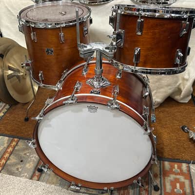 Tama 3 - piece Superstar drum set (314-2166) 80's - Satin Mahogany image 10
