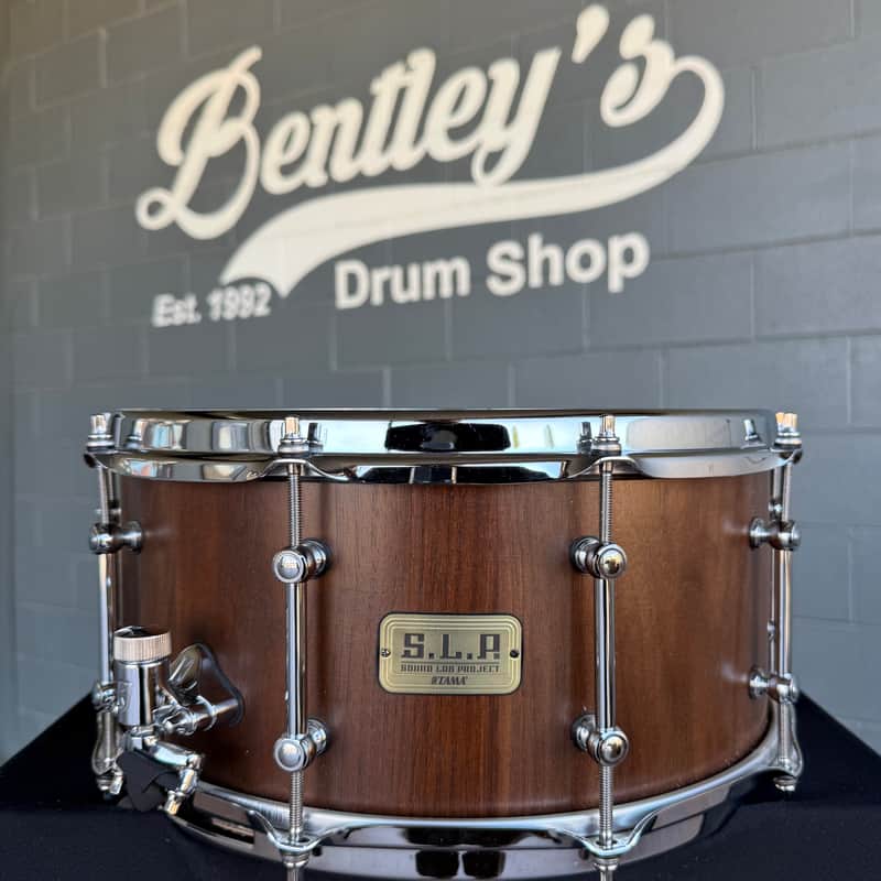Tama S.L.P Sound Lab Project 6.5x14" Snare Drum in Matte Black Walnut (Rm4) image 1