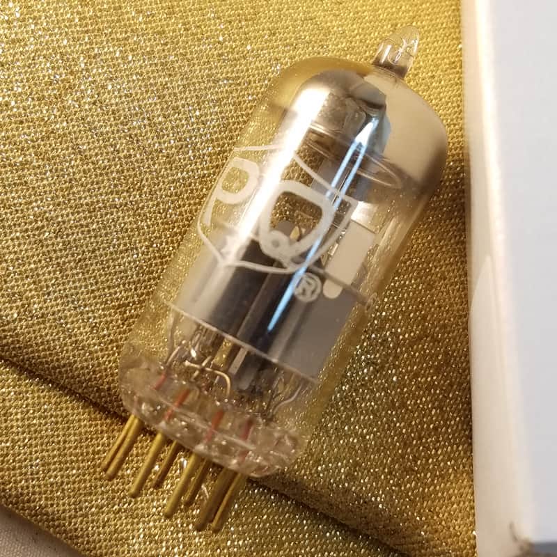Amperex 6922 tNOS AT1000 TESTED Balanced! PI Vacuum Tube PQ Premium Quality USA Gold Pins E88CC dual triode 1960-1966 image 1