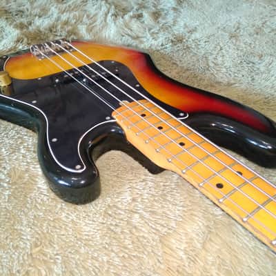 Cat sells Killer Bass :-) Greco Precision Bass 1980 Sunburst PB600S model \m/ image 10